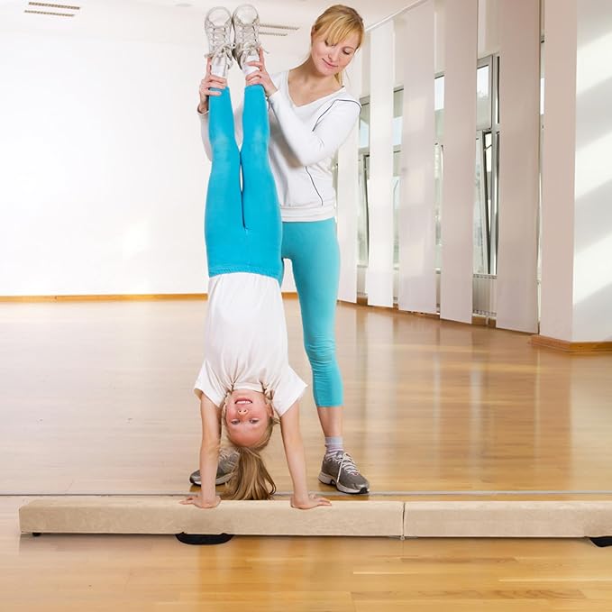 Giantex 7FT/8FT/9FT Balance Beam, Folding Gymnastics Beam w/Carry Handles - Image 9