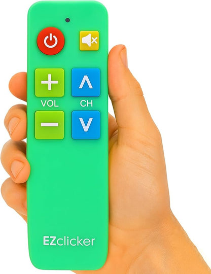 EZclicker TV Remote for Seniors, Extra Simple Big Button Remote Works by Unknown