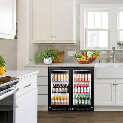 Tylza Back Bar Cooler With 2 Glass Doors, 200L Under Counter Back Bar - Image 9