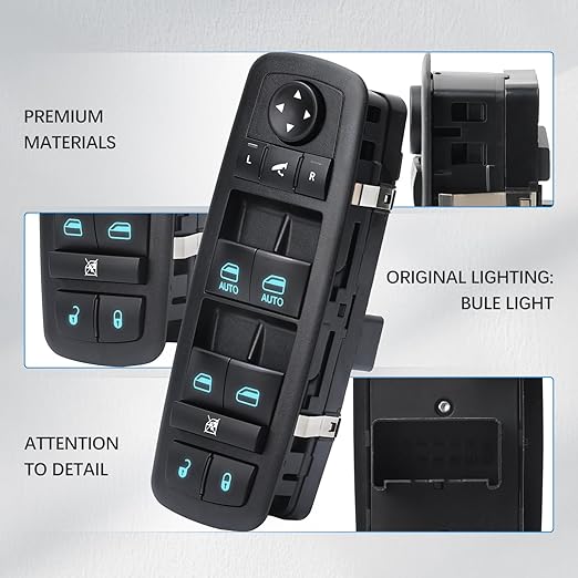 WUANGKI Power Master Window Switch Front Left Driver Side | 3+0 Pins | - Image 3