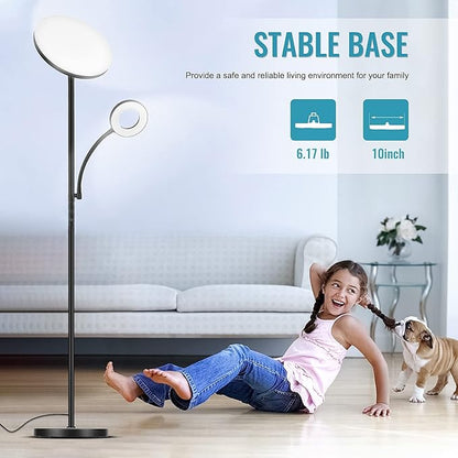 marctronic Floor Lamp, Upgraded 42W 4000LM Super Bright LED Floor Lamp - Image 7