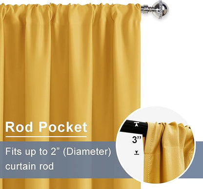 JIUZHEN Blackout Curtains for Bedroom - Image 6