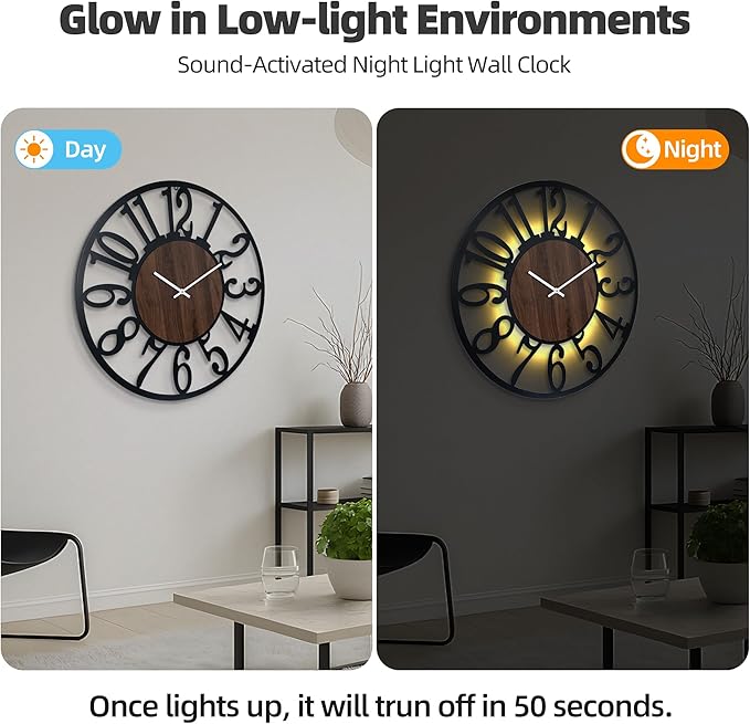 Casaformia 32'' Large Silent Wall Clock - Image 2