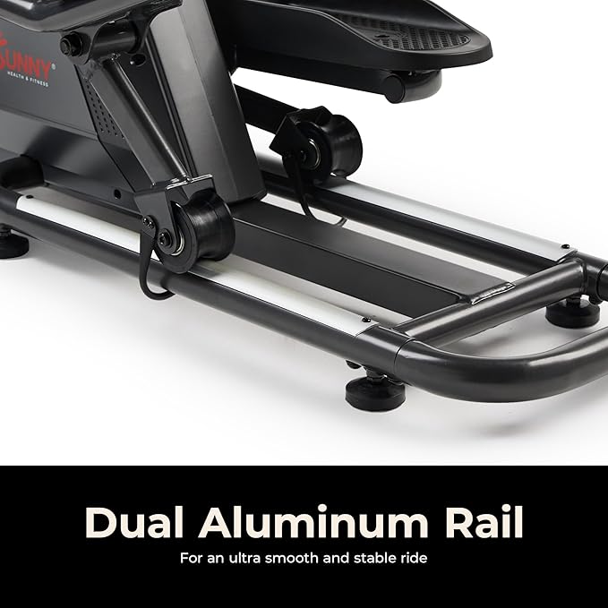 Sunny Health & Fitness Smart Upright Elliptical w/Pulse Sensor Built-in - Image 4
