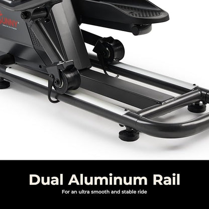 Sunny Health & Fitness Smart Upright Elliptical w/Pulse Sensor Built-in - Image 4