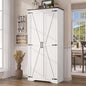 69" Tall Storage Cabinet with Adjustable Shelves, Farmhouse Pantry Organize by FiveWillowise