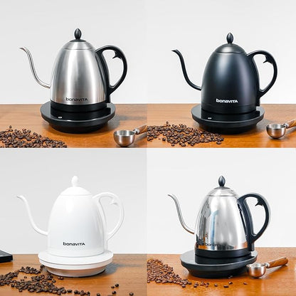 Bonavita Cosmopolitan 1.0L Gooseneck Electric Kettle, Stainless Steel Water - Image 7