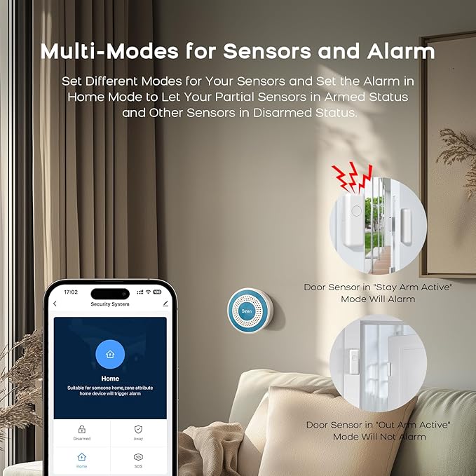 PGST Wifi Home Alarm System, Smart Home Security Systems - Image 5