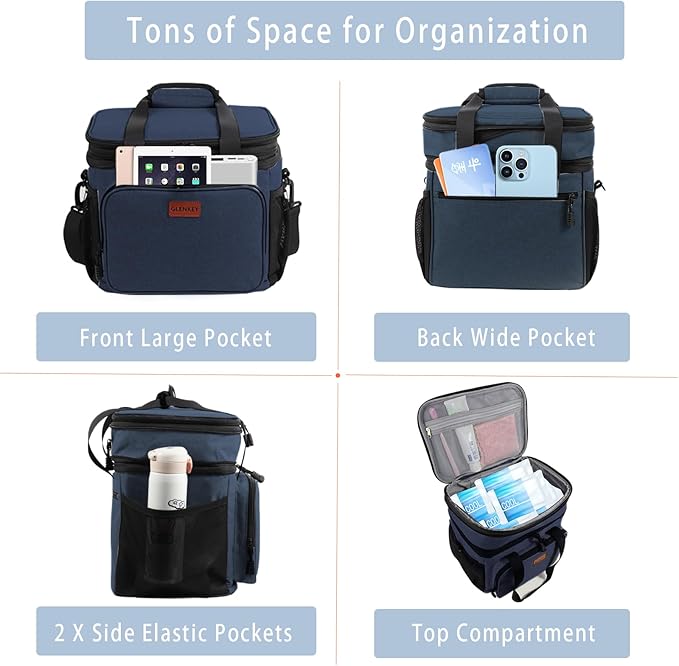 Expandable Large Lunch Box, Insulated Heavy Duty Lunch Bag Waterproof Leakproof - Image 3