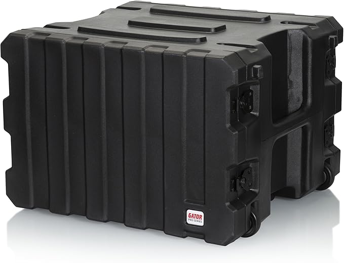 Gator Cases Pro Series 19" Depth 8U Rolling Rack Case by GatorCases