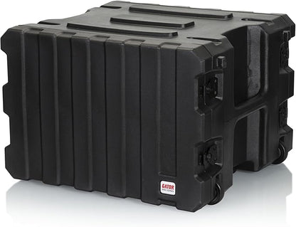 Gator Cases Pro Series 19" Depth 8U Rolling Rack Case by GatorCases