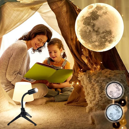 BODLYL Non-Fade Moon Projector Night Light, USB Powered Moon Lamp Romantic - Image 3