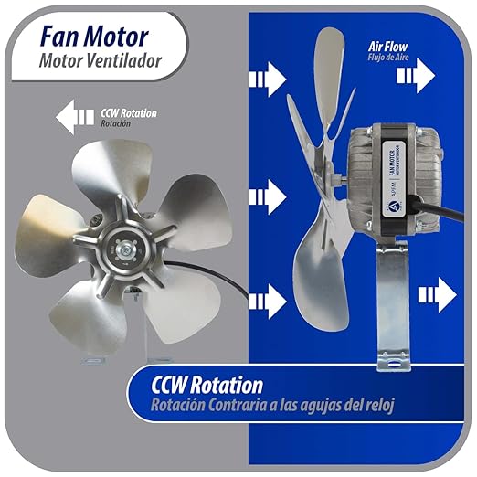 Appli Parts APFM-102E 10W refrigeration condenser and evaporator motor 220V - Image 6