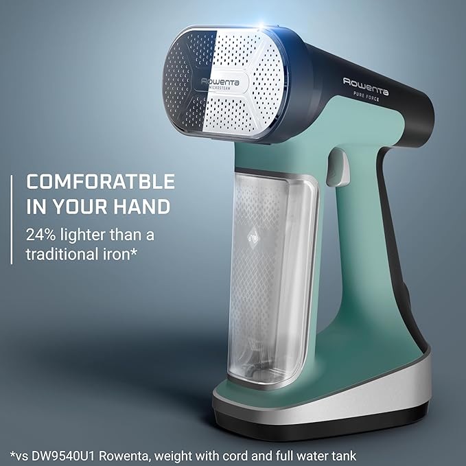 Rowenta Handheld Steamer for Clothes, Pure Force 2in1 Steamer & Iron, - Image 8