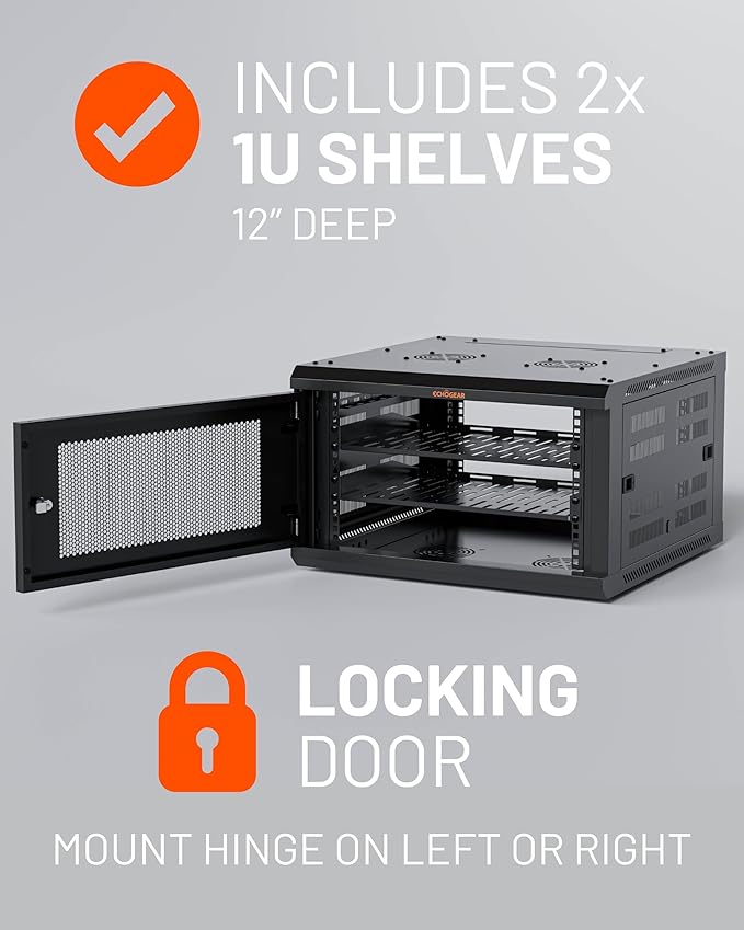 ECHOGEAR 6U Network Rack - Image 3