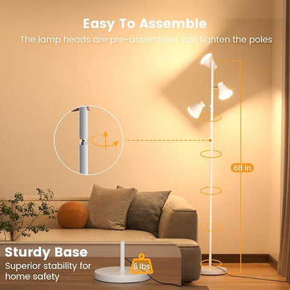 SIBRILLE 36W LED Tree Floor Lamp, Dimmable Tall Standing Lamp - Image 7