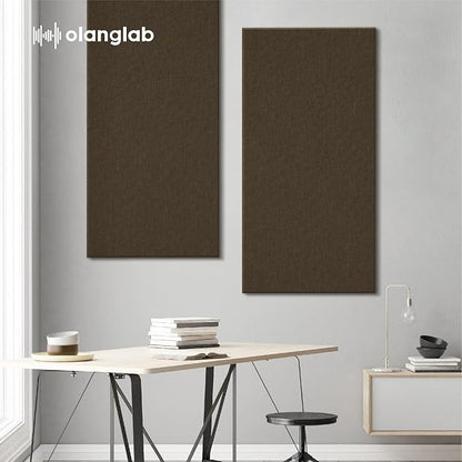 Olanglab Sound Absorbing Acoustic Wall Panels 2 Pack, Large Fabric Wrapped - Image 7