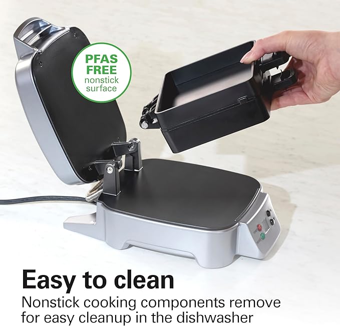 Hamilton Beach Sandwich Stacker Customizable Hot Sandwich Maker, 24 Sq. In. - Image 6