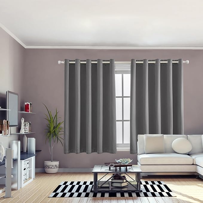 Anytime 100% Blackout Curtain 2 Panels Set, Thermal Insulated Window Drapes - Image 5