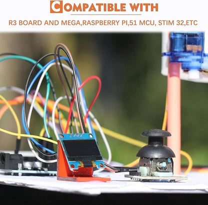 JAMHER 1.3 Inch I2C IIC OLED Display Module 128x64 Pixel Mini Self-Luminous - Image 5
