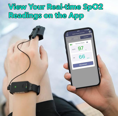 SleepO2 Wrist Recording Pulse Oximeter by EMAY | Continuous Pulse Oximeter to - Image 4