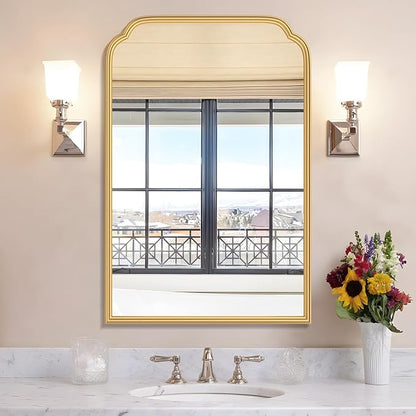 20X30 Inch Gold Bathroom Mirror by FerytangeHome