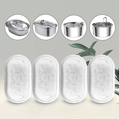 Cat Water Fountain Filters for 108/3.2L& 67oz/2L Stainless Steel Pet Water - Image 6