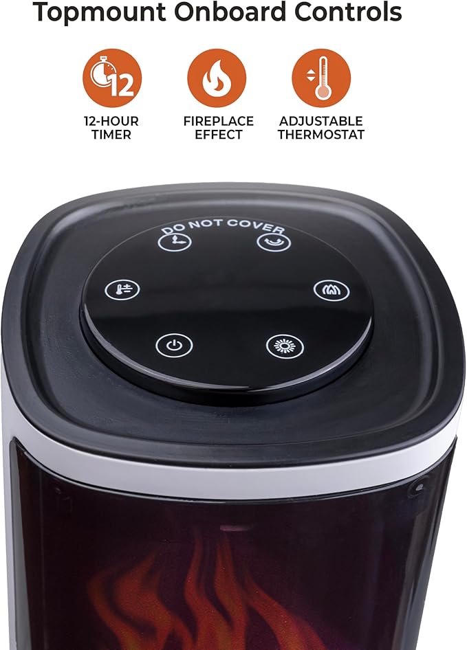 Comfort Zone 25" Tower Space Heater - Image 4