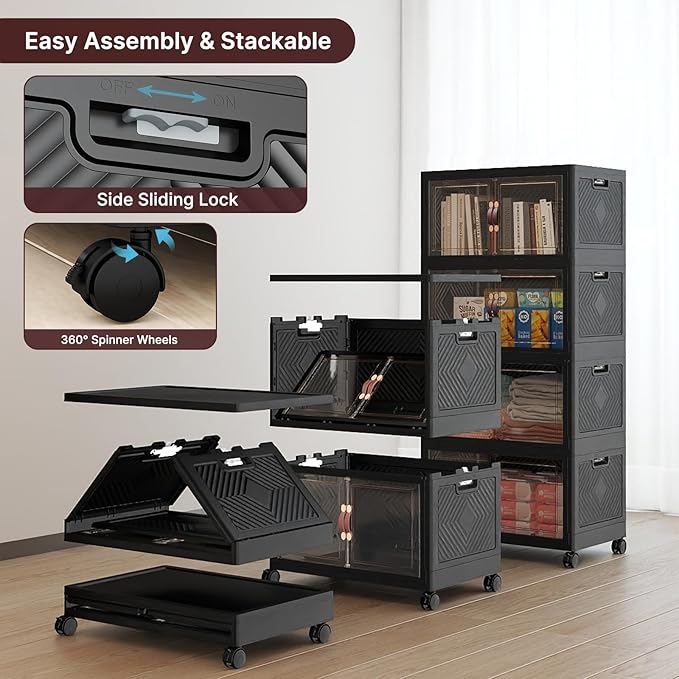 Extra Large Stackable Storage Bins - Image 4