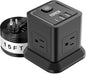 Extension Cord 15 ft, FDTEK Flat Plug Power Strip by FDTEK