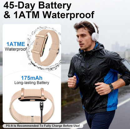 smart bracelet fitness trackers for men women, smart, close-up detail