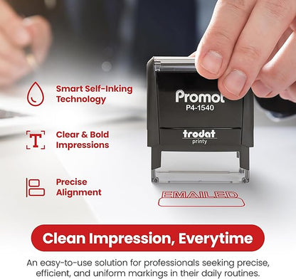 Promot Emailed Self Inking Rubber Stamp - Image 3