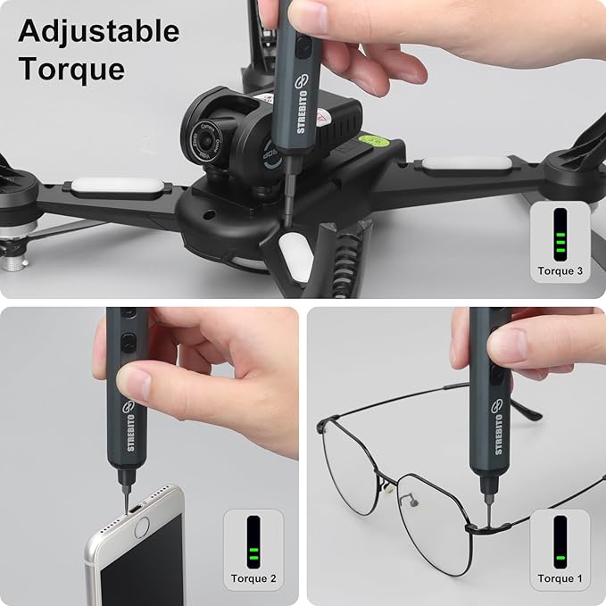 STREBITO Mini Electric Screwdriver Set, 70 in 1 Small Electric Screwdriver - Image 3