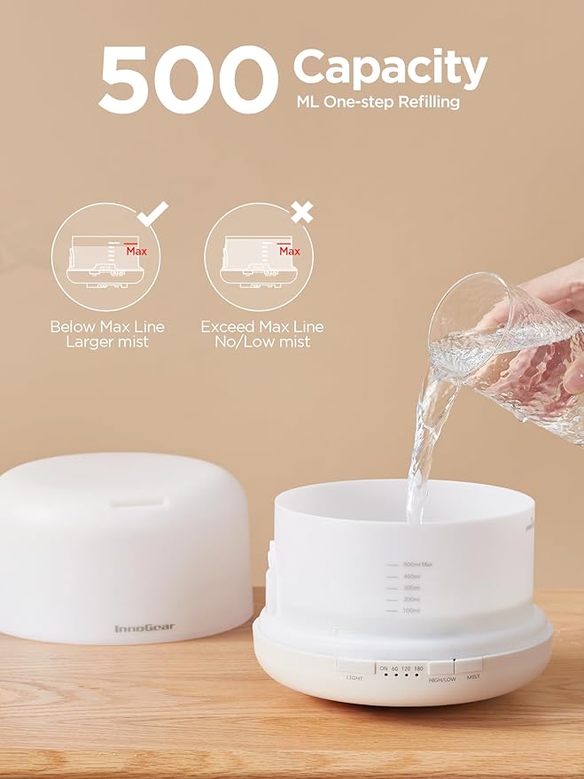 InnoGear 500ml Essential Oil Diffuser - Image 5