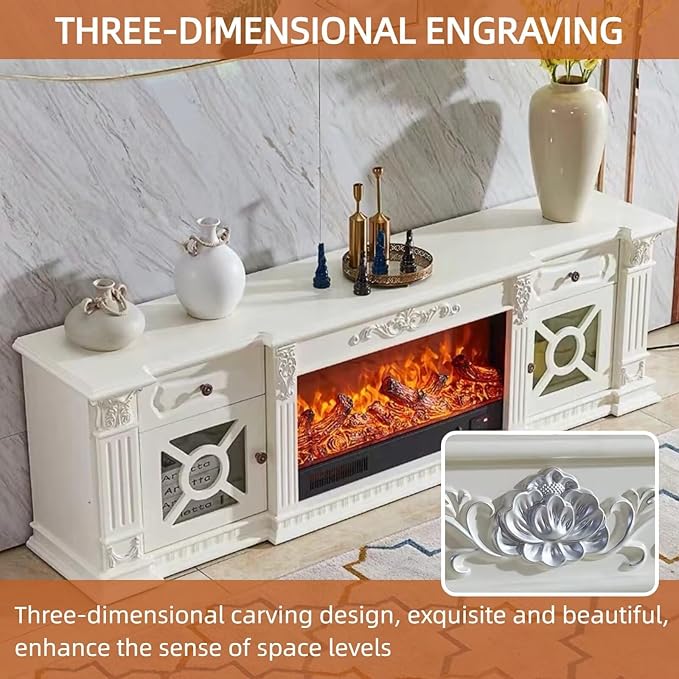 Modern Electric Fireplace Heater - Image 5