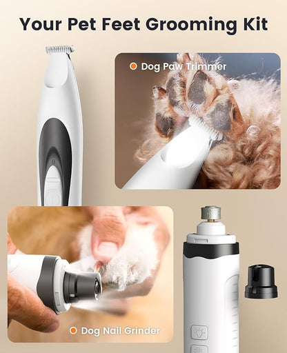 oneisall 2 in 1 Quiet Paw Trimmer and Dog Nail Grinder - Image 2