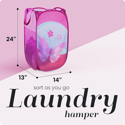 Handy Laundry Collapsible Mesh Pop Up Hamper - Image 2