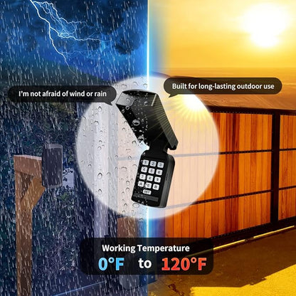 TOPENS TC188 Universal Wireless Wired Keypad Keyless Entry Keypad Waterproof - Image 7