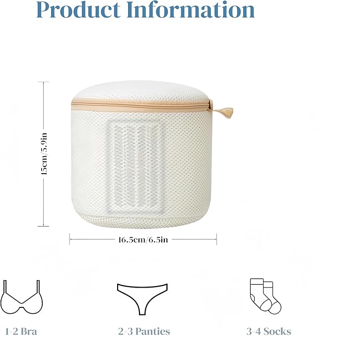Bra Washing Bag with Anti-Deformation Structure and Fixed Hand-Wash Board - Image 2