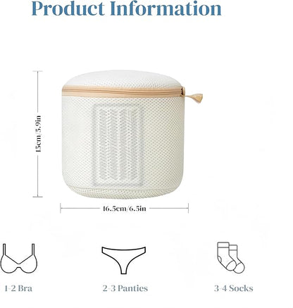 Bra Washing Bag with Anti-Deformation Structure and Fixed Hand-Wash Board - Image 2