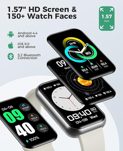 Smart Watch Fitness Tracker, 24/7 Heart Rate Spo2 Blood Pressure Monitor Sleep - Image 6