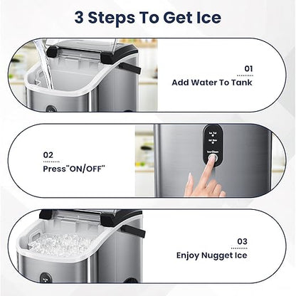 Antarctic Star Nugget Ice Makers Countertop - Image 2