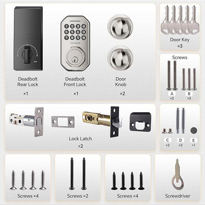 VCHOO Keyless Entry Door Lock Set Smart Locks - Image 7