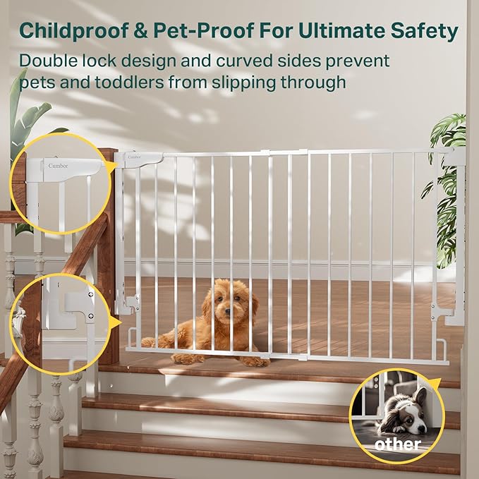 Cumbor Expandable 31.6-48" Baby Gate - Image 4