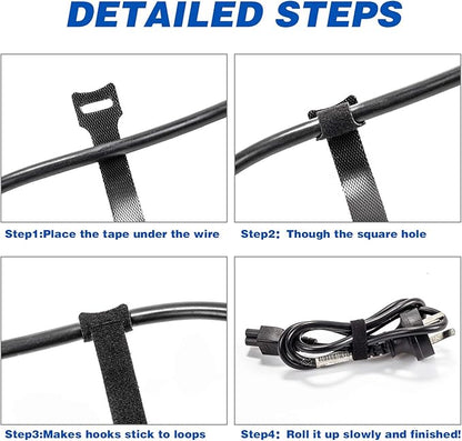 OneLeaf 80PCS Reusable Cable Ties, Data Centers - Image 8