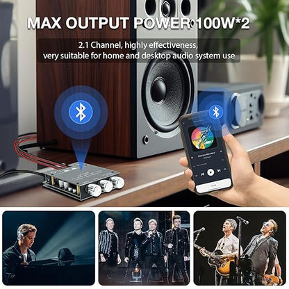 Hosyond ZK-1002T 100W+100W Bluetooth Amplifier Board - Image 5