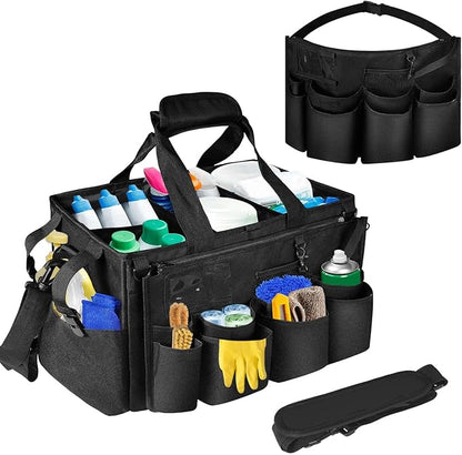 Boczif Cleaning Caddy Bag Wearable, Cleaning Caddy Supplies Organizer by Boczif