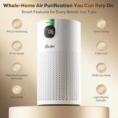 freaire air purifiers for home large room up shown in use