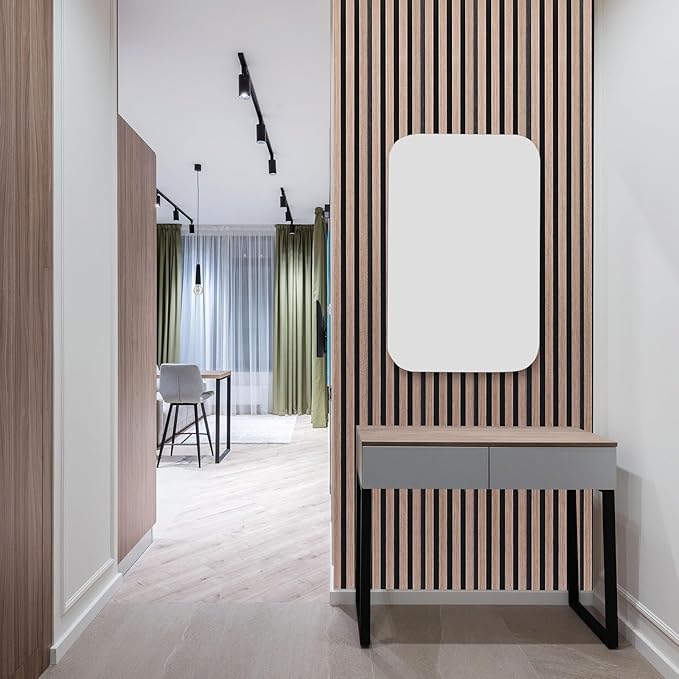 NeatiEase Wood Wall Panels, 9 Feet Acoustic Slat Wall Panels - Image 5