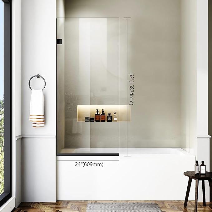 Bathroom Shower Glass Door 24 * 62" - Image 3